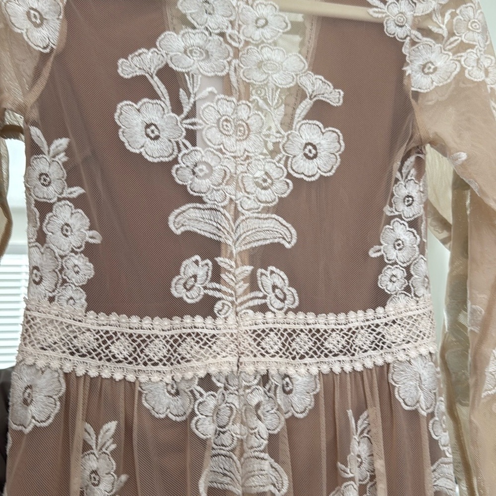 For Love And Lemons Sheer Lace Maxi Dress - Picture 10 of 12